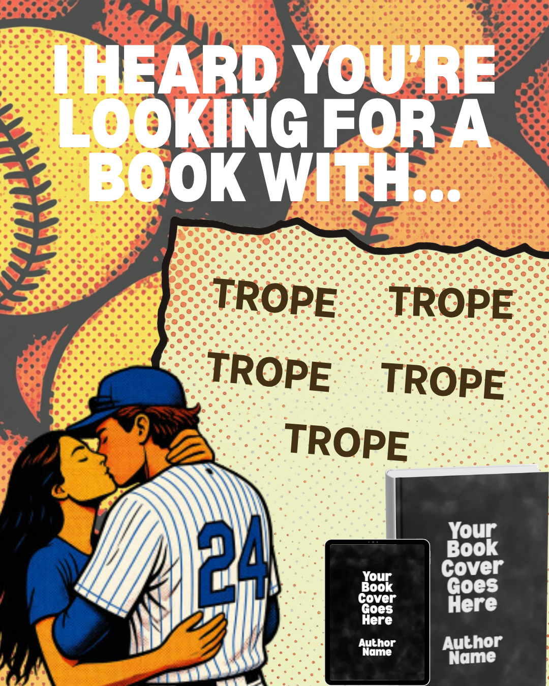 ⚾ Baseball Romance Canva Graphics Bundle